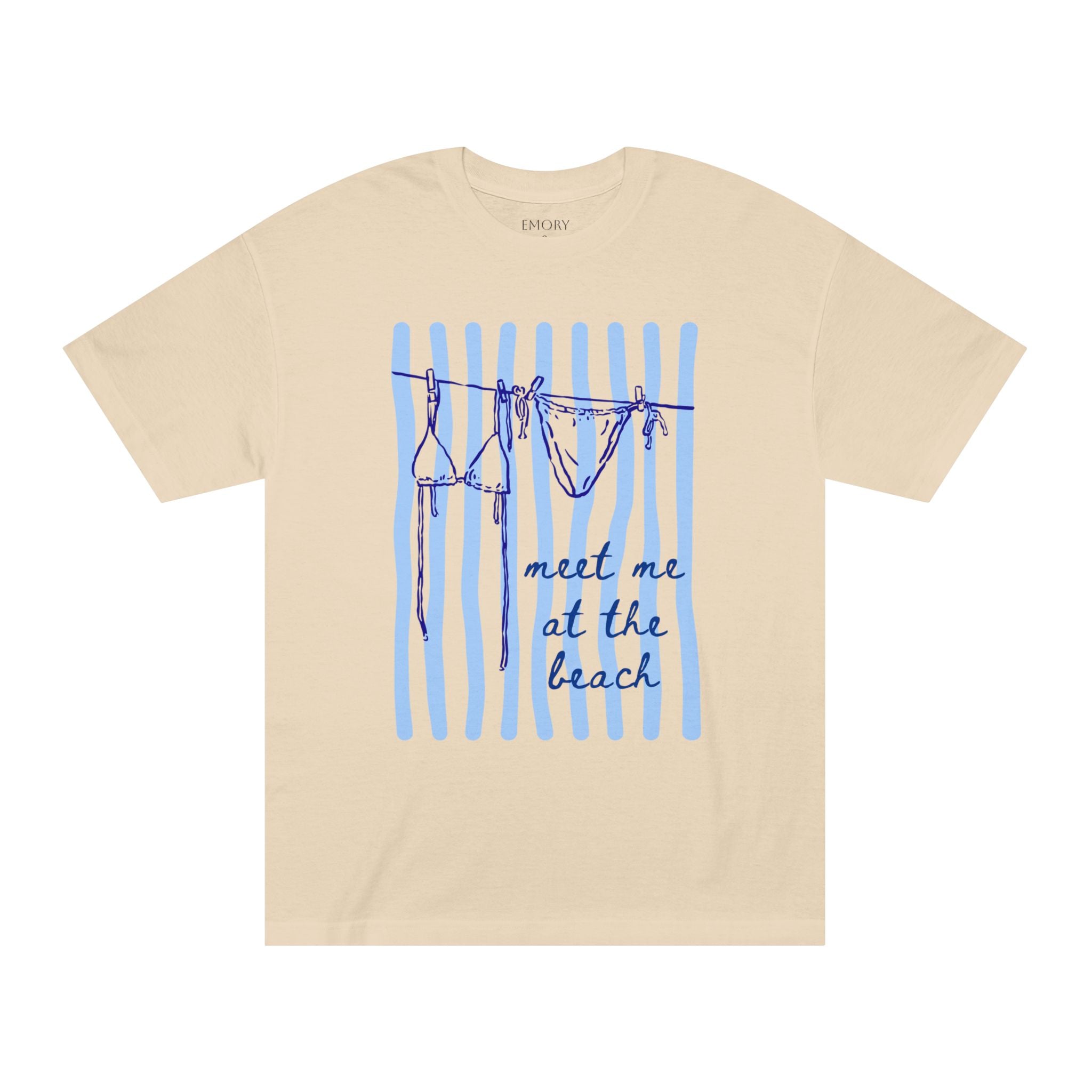 Meet Me at the Beach Graphic Tee - multi color option