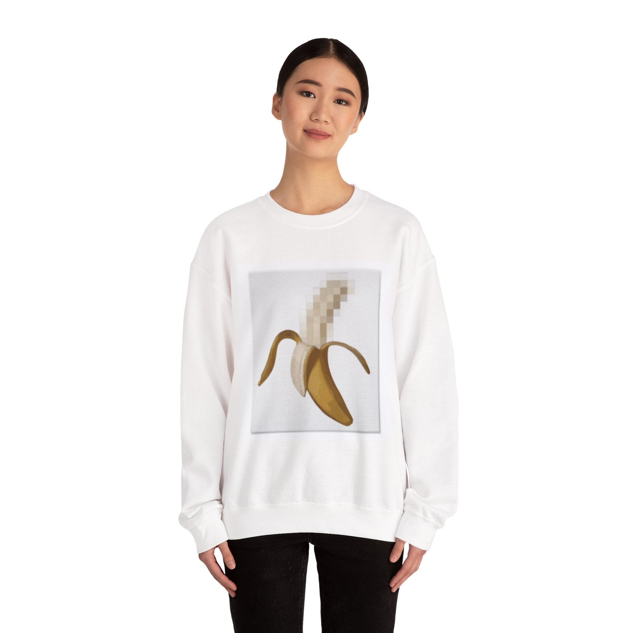 Pixelated Banana Sweatshirt
