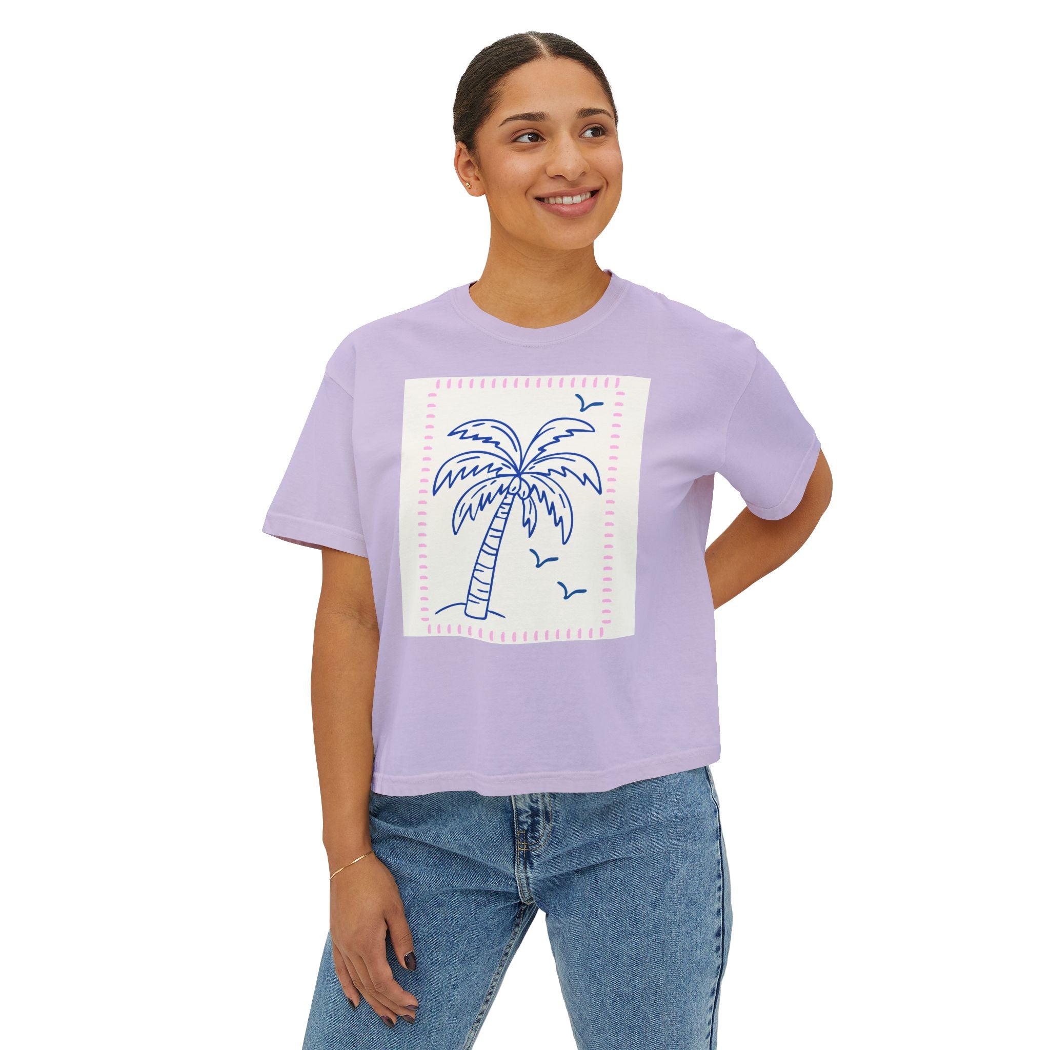 Oysters & Champagne / Palm Tree Graphic T - multi color options