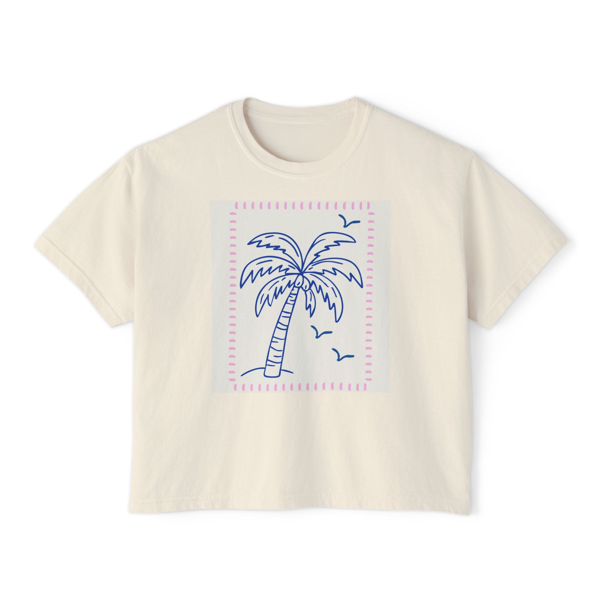 Oysters & Champagne / Palm Tree Graphic T - multi color options
