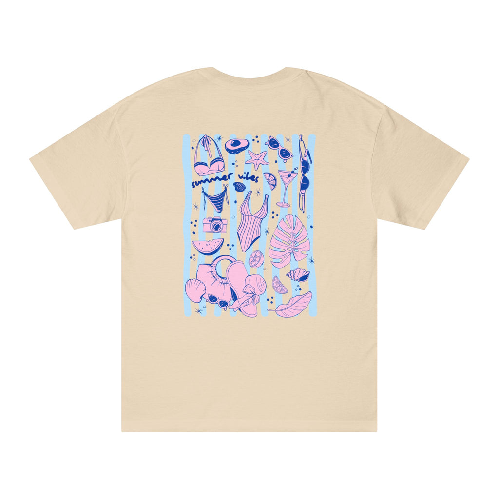 Meet Me at the Beach Graphic Tee - multi color option
