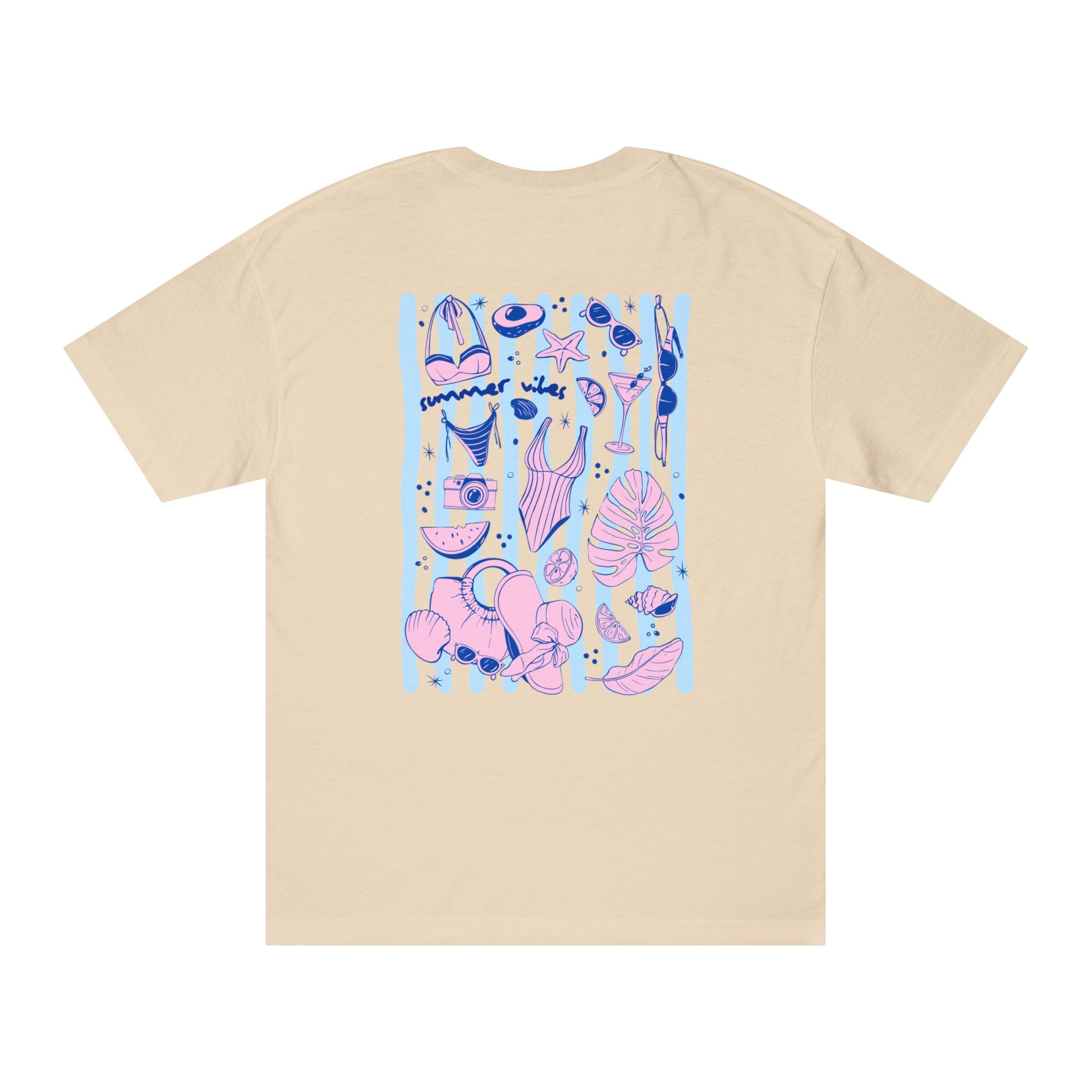Meet Me at the Beach Graphic Tee - multi color option
