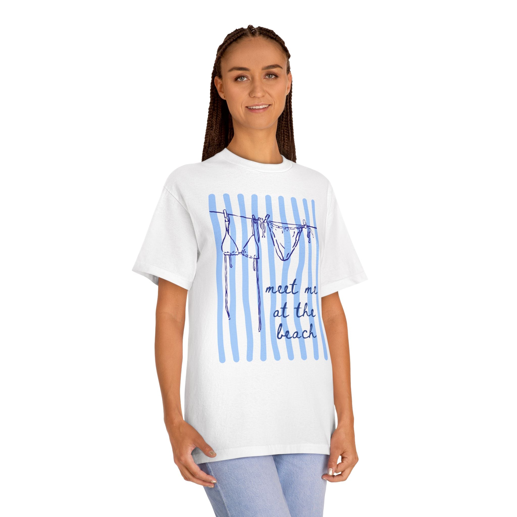 Meet Me at the Beach Graphic Tee - multi color option