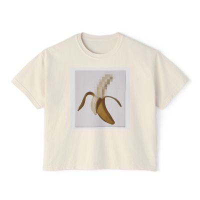 Pixel Banana Boxy Tee