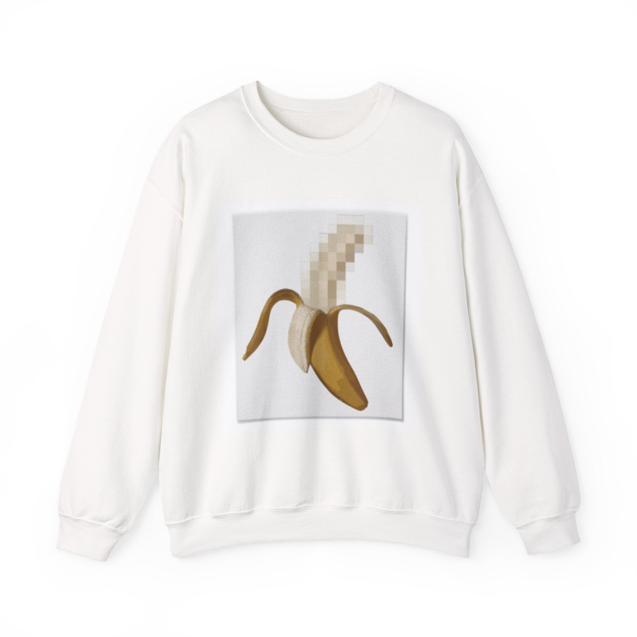 Pixelated Banana Sweatshirt