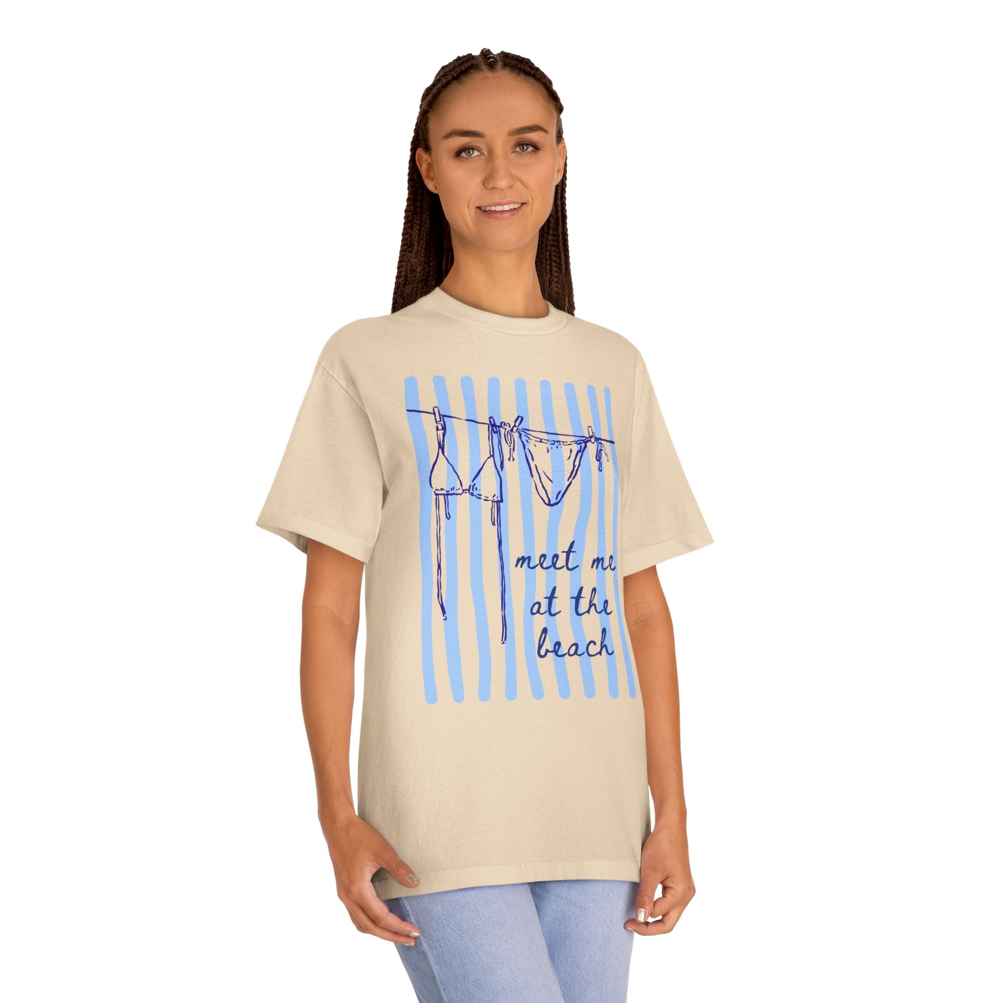 Meet Me at the Beach Graphic Tee - multi color option
