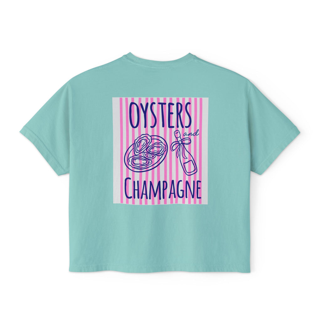 Oysters & Champagne / Palm Tree Graphic T - multi color options