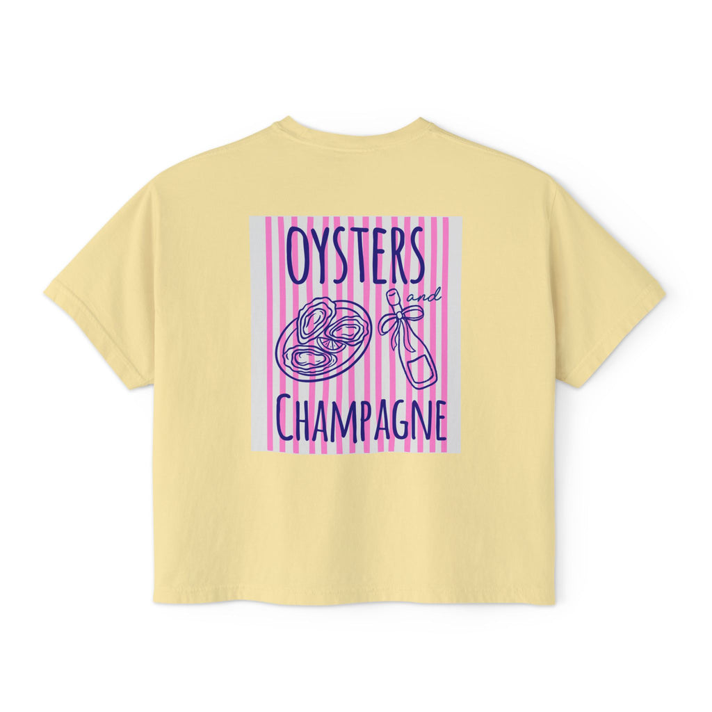 Oysters & Champagne / Palm Tree Graphic T - multi color options