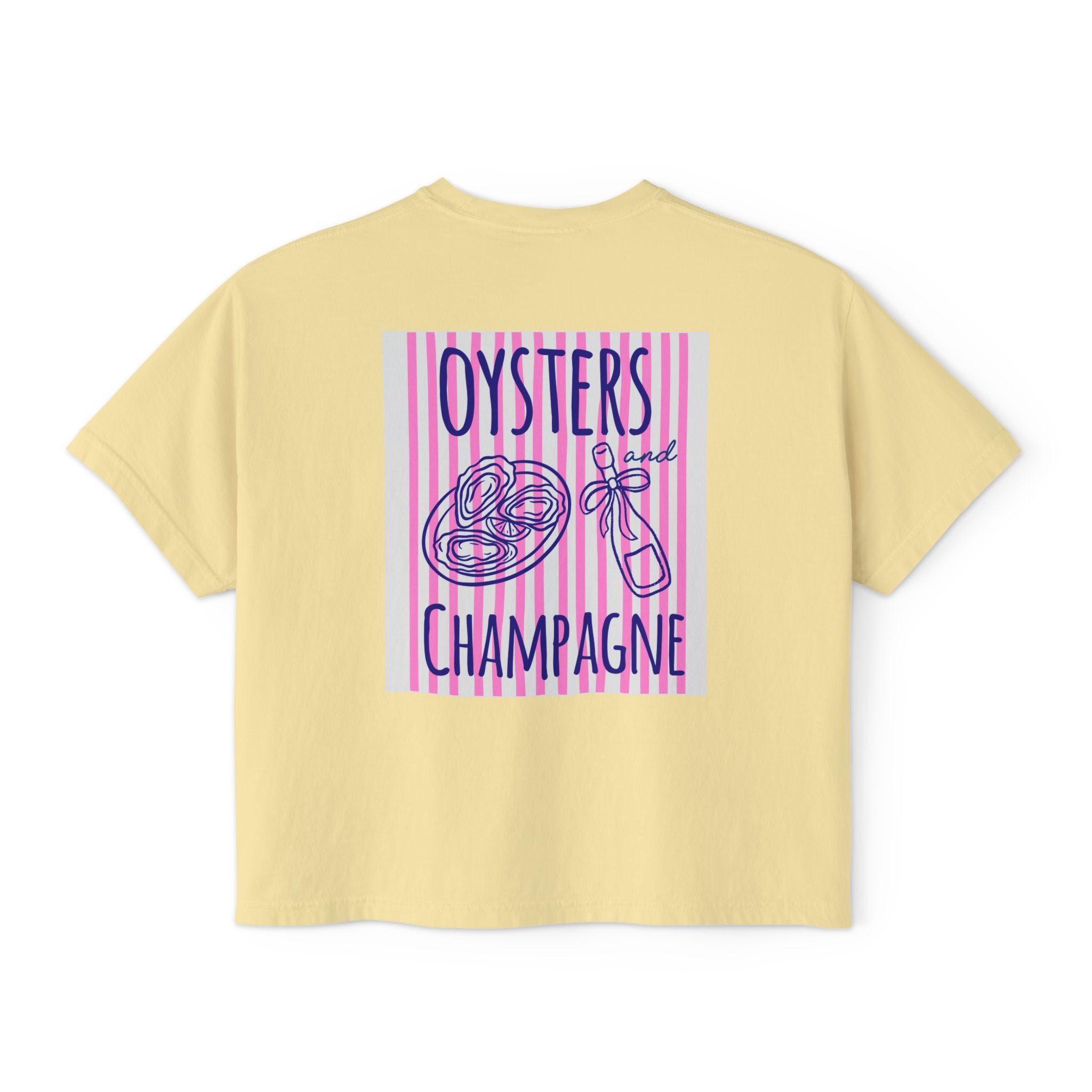 Oysters & Champagne / Palm Tree Graphic T - multi color options