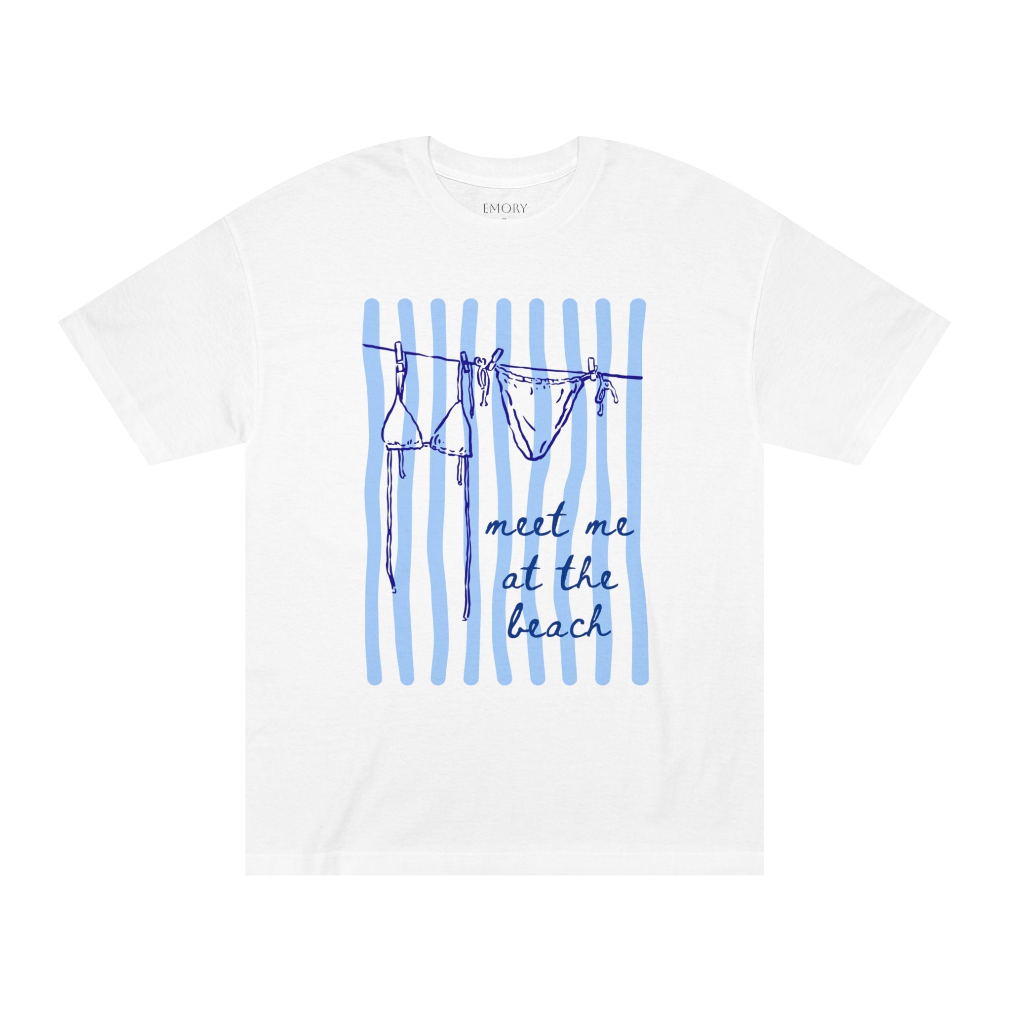 Meet Me at the Beach Graphic Tee - multi color option