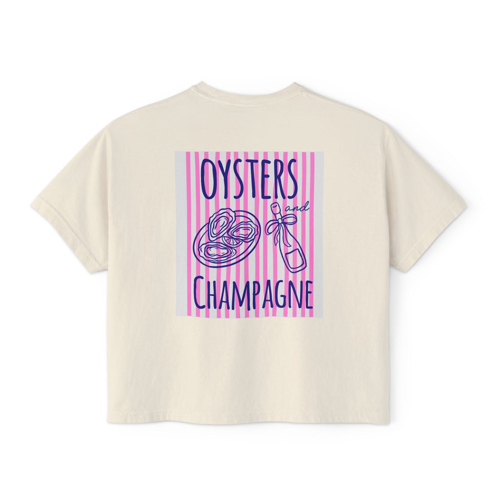 Oysters & Champagne / Palm Tree Graphic T - multi color options