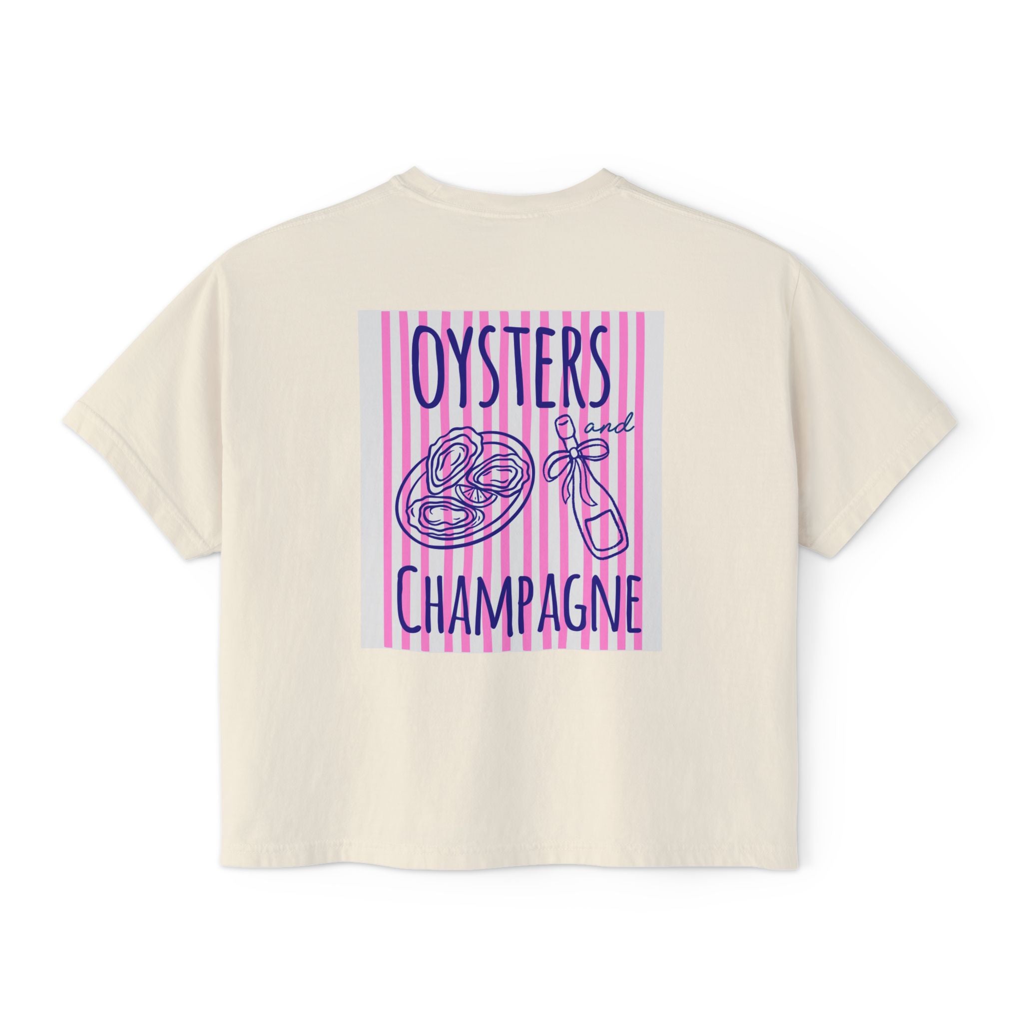 Oysters & Champagne / Palm Tree Graphic T - multi color options