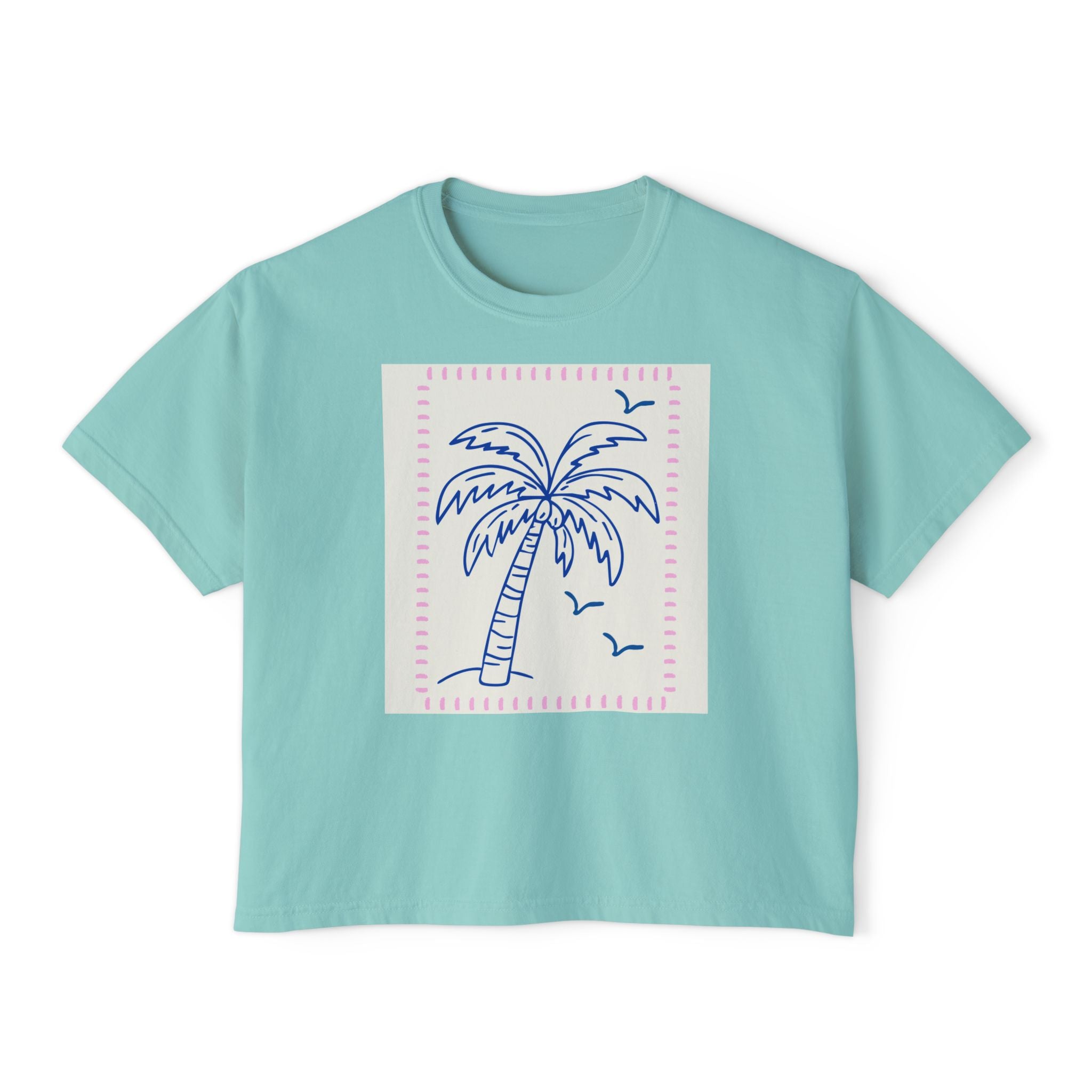 Oysters & Champagne / Palm Tree Graphic T - multi color options
